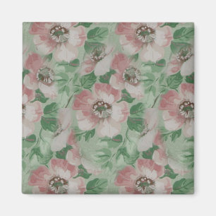 Vintage Blume Magnet