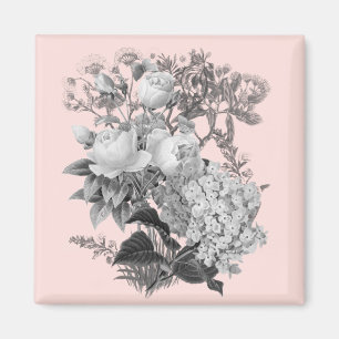 Vintage Blume Magnet