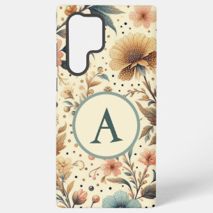 Vintage Blume Medley: Benutzerdefiniert Samsung Galaxy Hülle