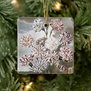 Vintage Blume mit variierter Narbenkarnation mit g Keramikornament
