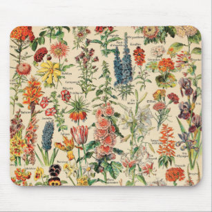 Vintage Blume Mousepad