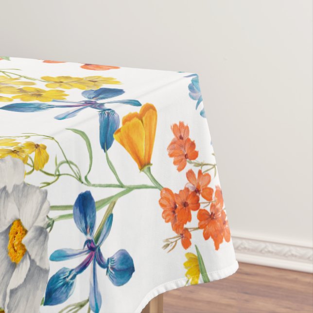 Vintage Blume Muster Tischdecke (Beispiel)