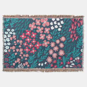 Vintage Blume Nahtlose Textur. Decke