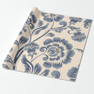Vintage Blume nahtloses Musterelement. elegant Geschenkpapier