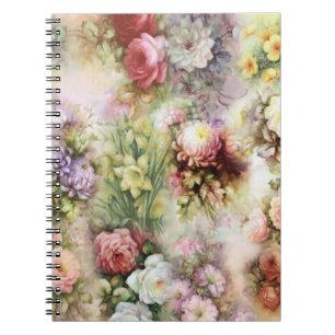 Vintage Blume Notizblock