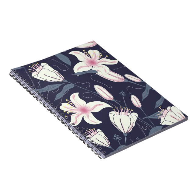 Vintage Blume Notizblock (Rechte Seite)