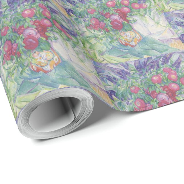 Vintage Blume Peonies Anemones and Lupins Geschenkpapier (Rolleneckpunkt)