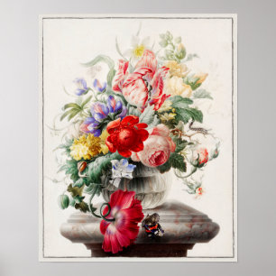 Vintage Blume Poster