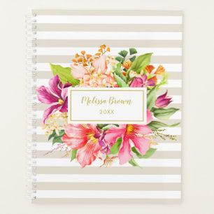 Vintage Blume Rosa Pastell Chic Eleganter Planer