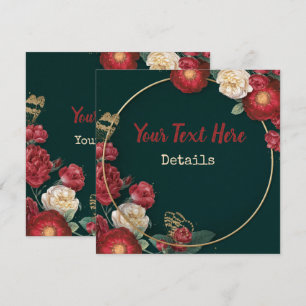 Vintage Blume Save the Date