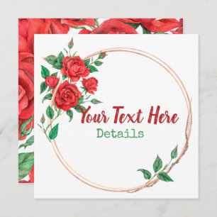 Vintage Blume Save the Date