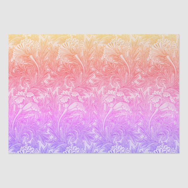 Vintage Blume Seidenpapier (Vorderseite)