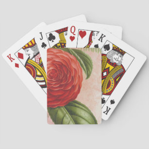Vintage Blume Spielkarten