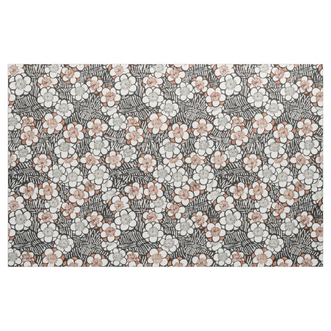 Vintage Blume Stoff (Fat Quarter (45,7 x 55,9 cm))