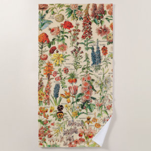 Vintage Blume Strandtuch