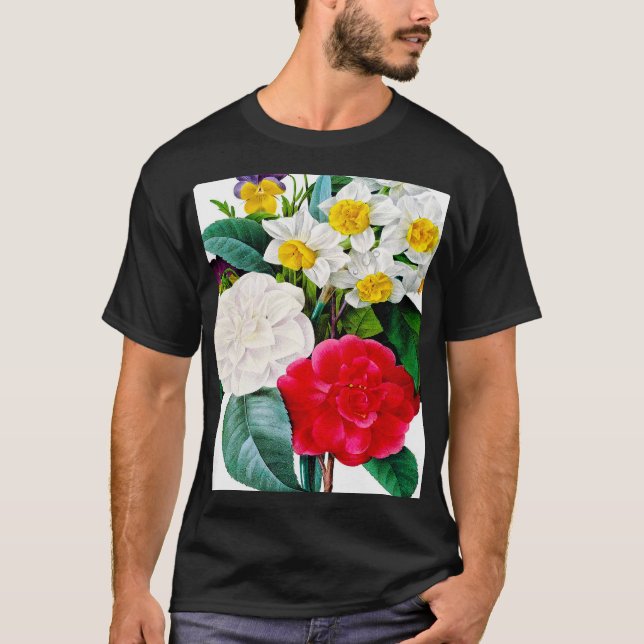 Vintage Blume T-Shirt (Vorderseite)