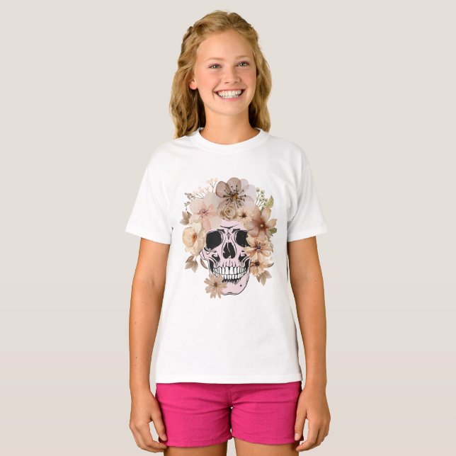 VINTAGE BLUME T-Shirt (Vorne ganz)