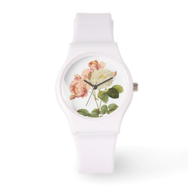 Vintage Blume - Uhren 2 (Vorderseite)