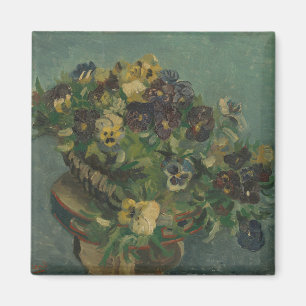 Vintage Blume Van Gogh Aktionskorb für Stiefmütter Magnet