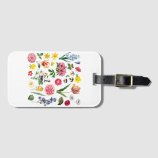 Vintage Blume, Vintag botanisch, Wildblume Gepäckanhänger