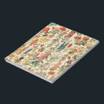 Vintage Blume von Adolphe Millot Notizblock<br><div class="desc">Vintage Blume von Adolphe Millot. Besuchen Sie bitte meinen Laden für interessanteres Design und mehr Farbwahl => zazzle.com/colorfulworld*</div>
