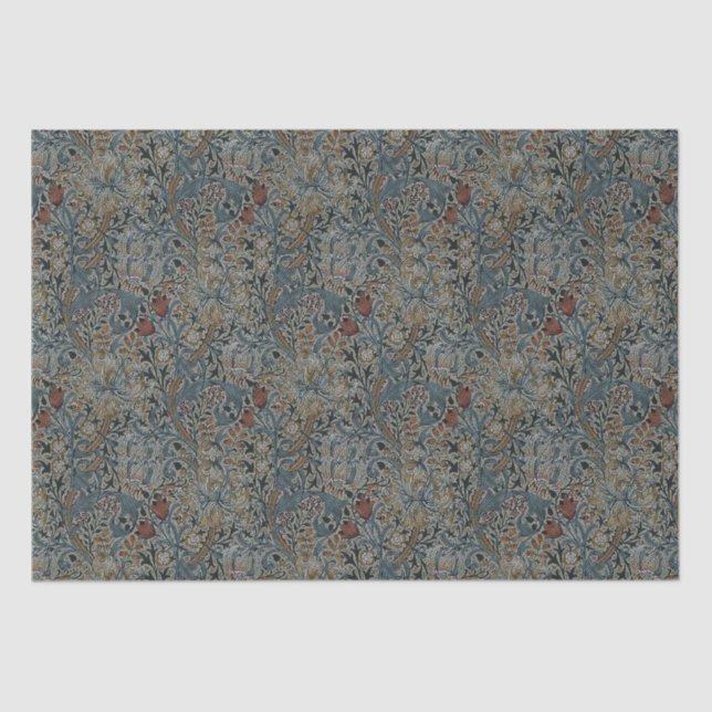 Vintage Blume William Morris Golden Lily Seidenpapier (Vorderseite)