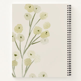 Vintage-Blumen-Aquarell-Notizbuch2 Notizbuch