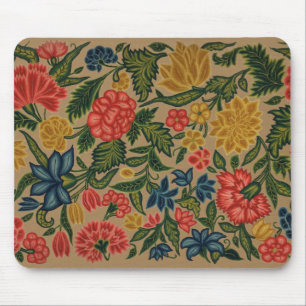 Vintage-Blumen-Designer-Gartenkunst Mousepad
