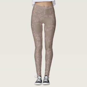 Vintage-Blumen-Leggings Leggings