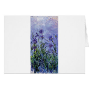 Vintage Blumen lilac-irises-1917 monet.