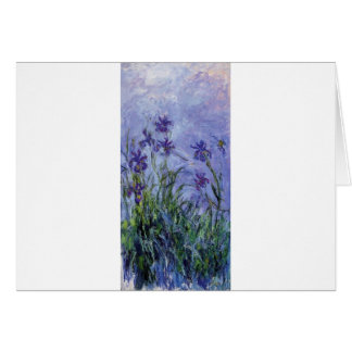 Vintage Blumen lilac-irises-1917 monet.