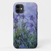 Vintage Blumen lilac-irises-1917 monet.