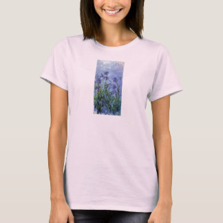 Vintage Blumen lilac-irises-1917 monet. T-Shirt