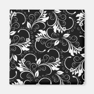 Vintage Blumen Magnet