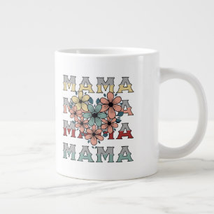 Vintage-Blumen-Mama-Design Jumbo-Tasse
