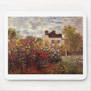 vintage-blumen-monet-s-garten-in-argenteuil-sonne mousepad