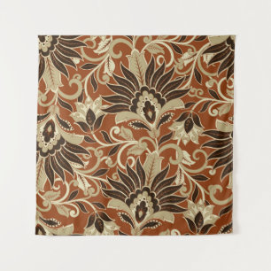 Vintage-Blumen nahtloses Blumenmuster. Wandteppich