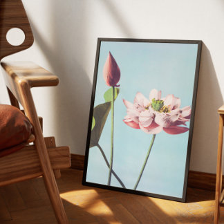 Vintage-Blumen-Poster Poster