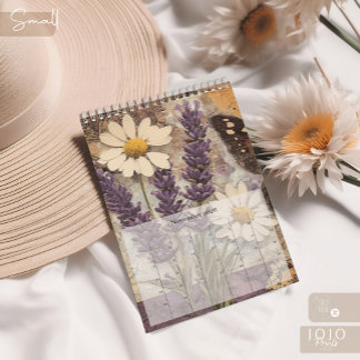 Vintage-Blumen-Schmetterlings-Kalender Kalender