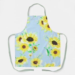 Vintage Blumen-Sonnenblumen-Küchenschürze Schürze