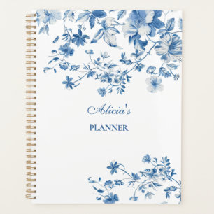 Vintage Blumen Toile de Jouy Planer