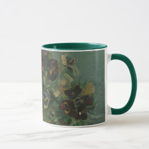 Vintage Blumen Van Gogh Stiefmütterchenkorb Tasse