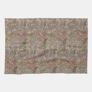 Vintage-Blumen-Vogel William Morris Taube und Rose Geschirrtuch
