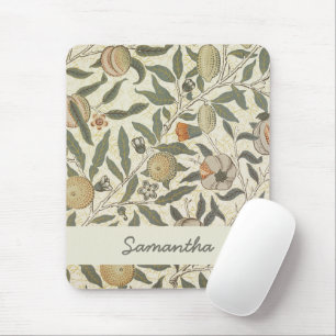 Vintage-Blumen-William-Morris-Frucht-Jugendstil Mousepad