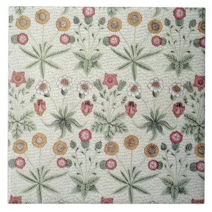 Vintage-Blumen-William-Morris-Gänseblümchen Fliese