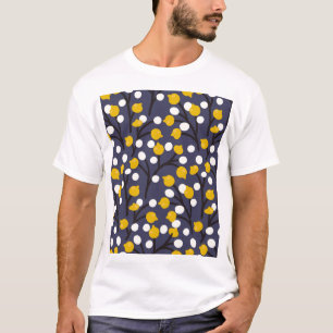 Vintage-Blumen zartes botanisches Muster. T-Shirt