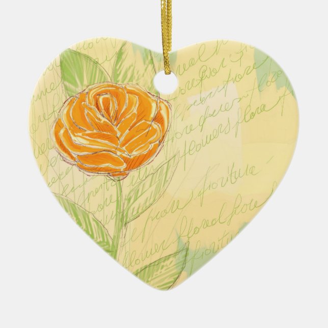 Vintage Blumendekoration, Ornament (Vorne)