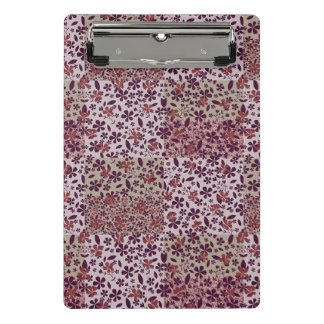 Vintage-Blumendesign – Klassische botanische Decke Mini Klemmbrett