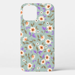 Vintage-Blumenhintergrund. Blumenmuster mit kle Case-Mate iPhone Hülle
