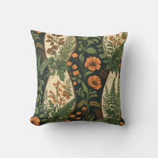 vintage Blumenhintergrund Kissen